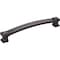 Jeffrey Alexander 160 mm Center-to-Center Brushed Oil Rubbed Bronze Square Delmar Cabinet Pull 585-160DBAC - alternate 1